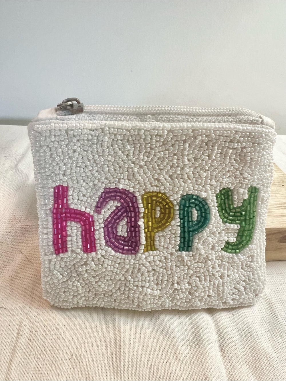 Beaded Pouch Coin Purse